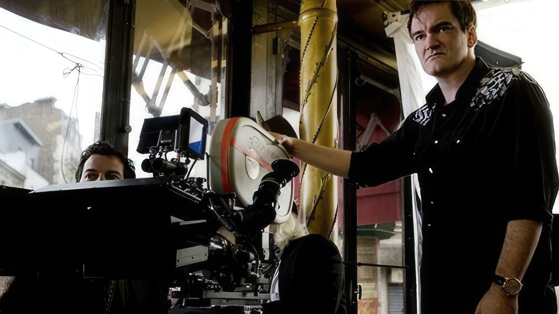 Quentin Tarantino working on Inglorious Bastards
