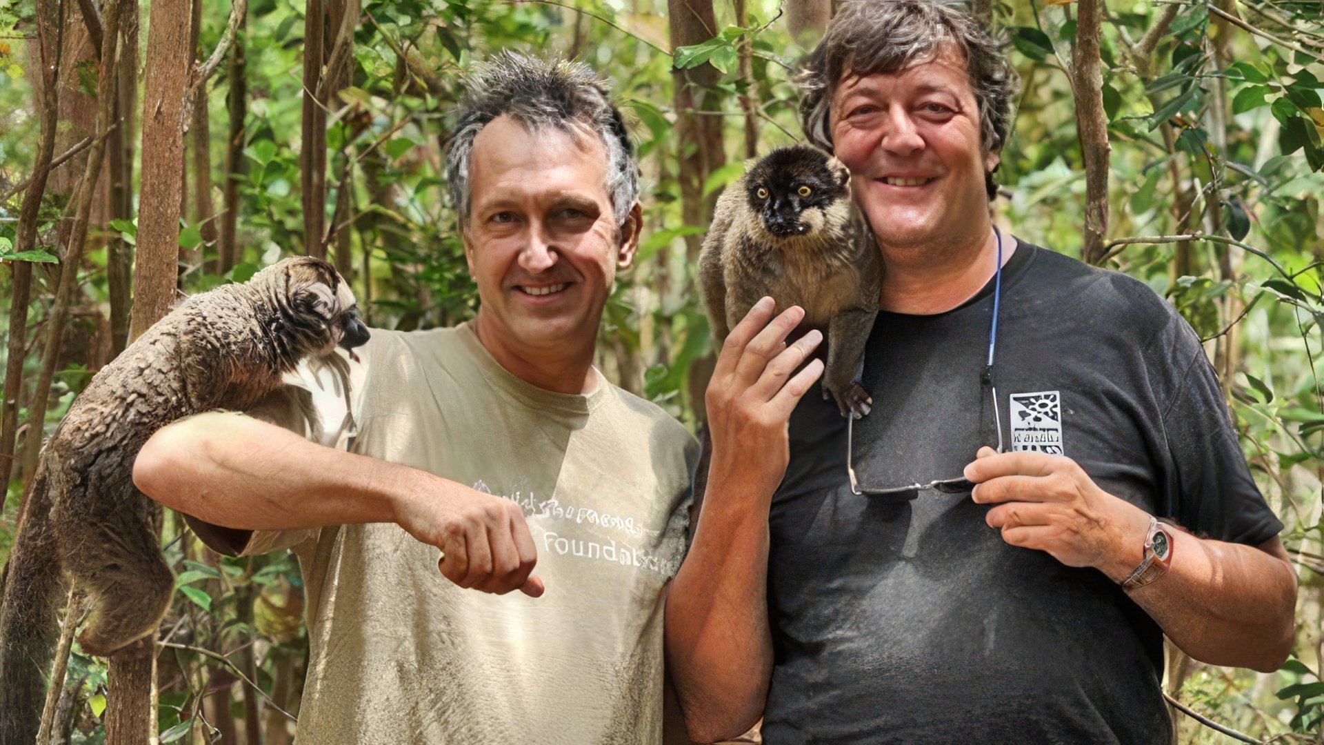 Stephen Fry in the TV program Last Chance to See