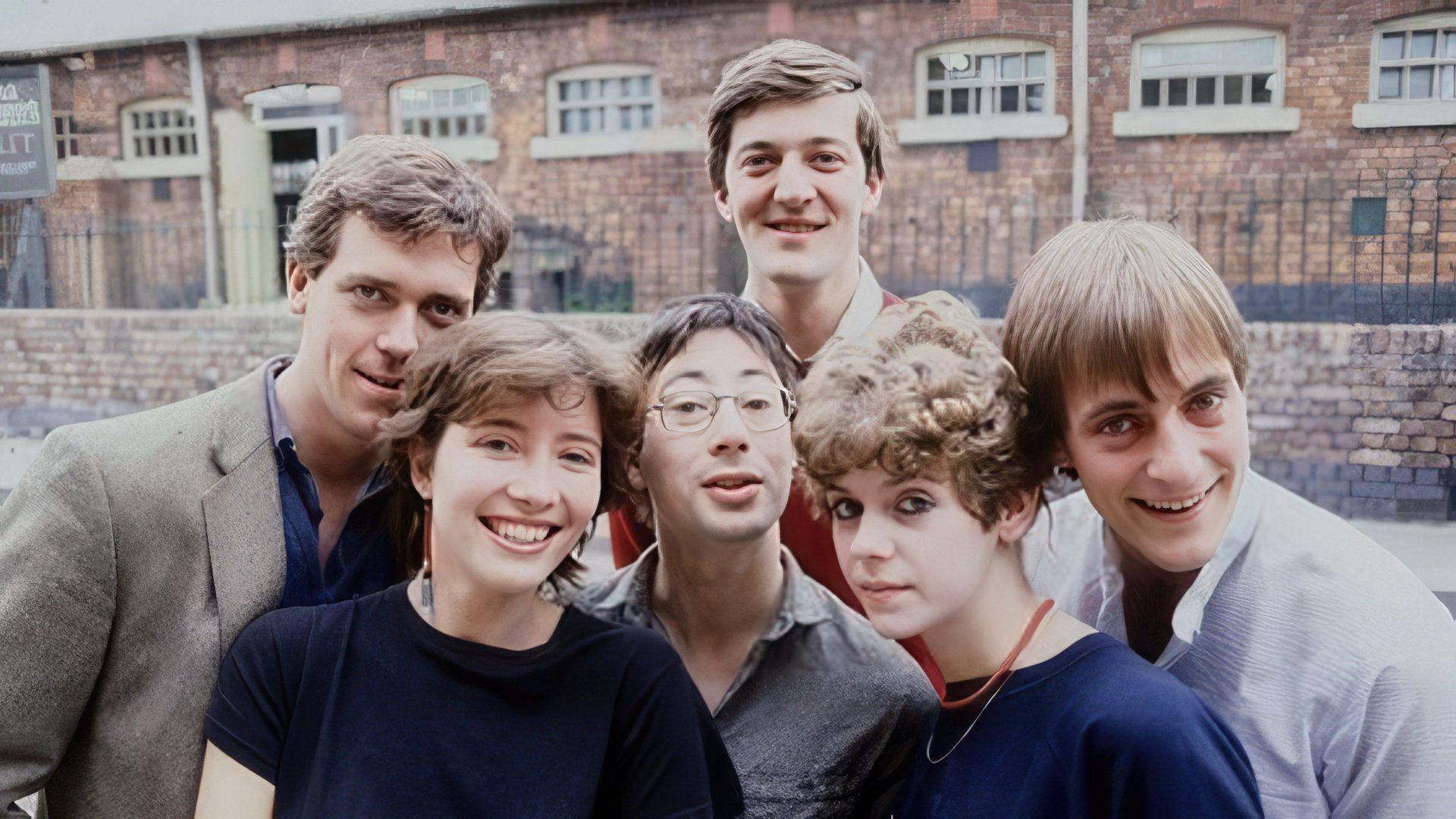 Stephen Fry while his studying at University in Cambridge