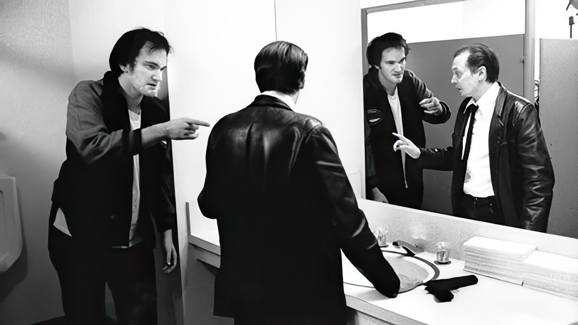 Steve Buscemi and Quentin Tarantino