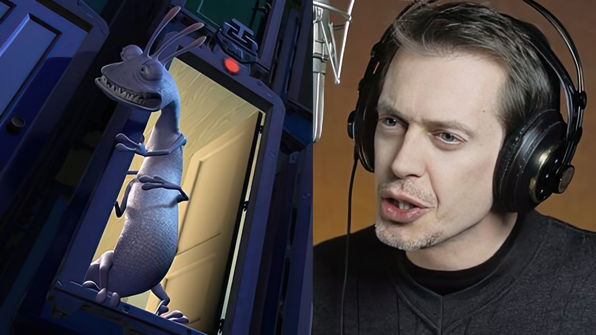 Steve Buscemi presented his voice to Randall Boggs from the Monsters, Inc