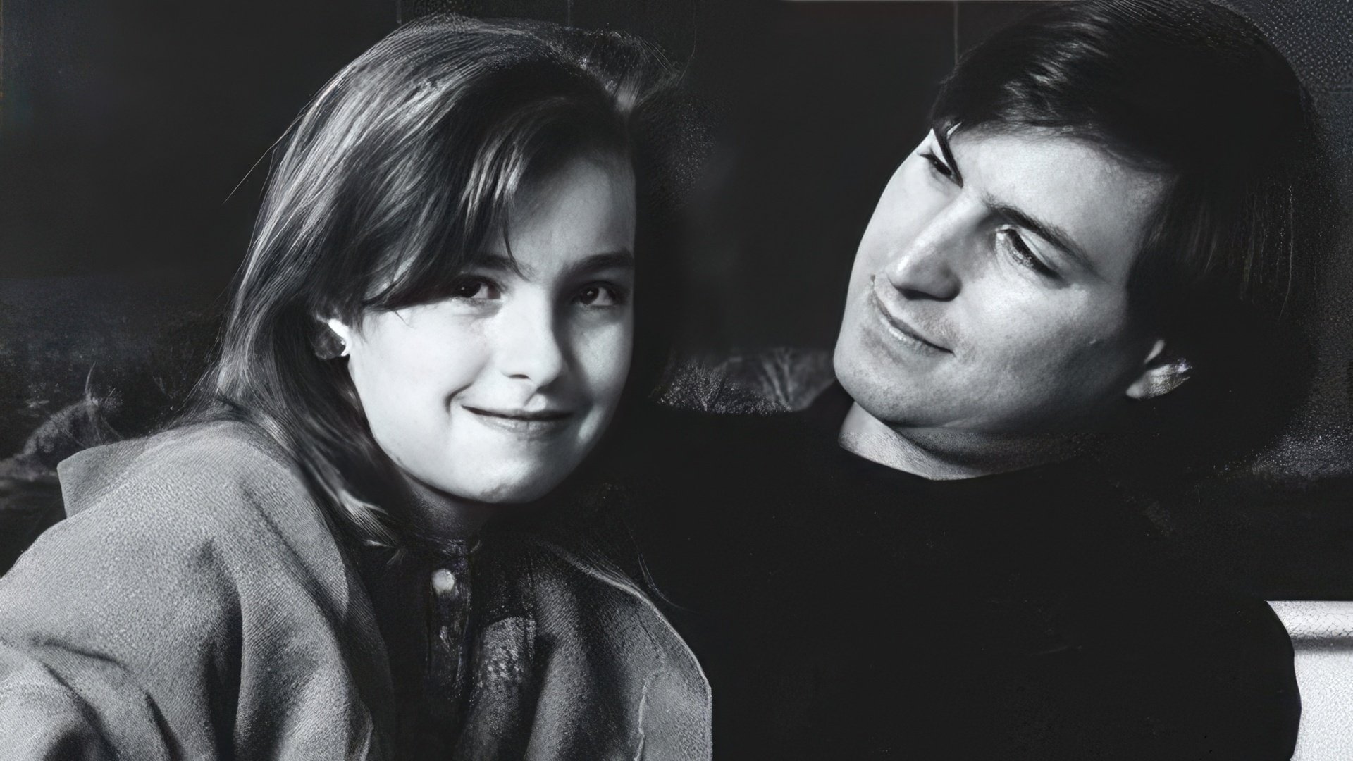 Steve Jobs and his daughter Lisa