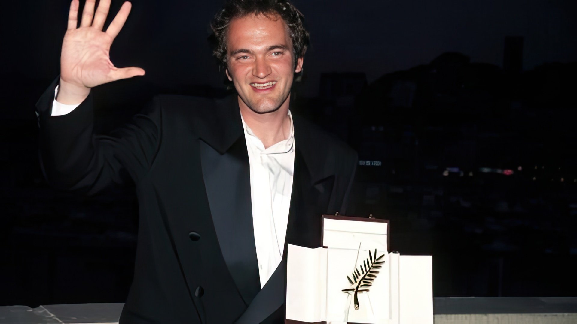 Tarantino received the Palme d’Or at the Cannes Film Festival
