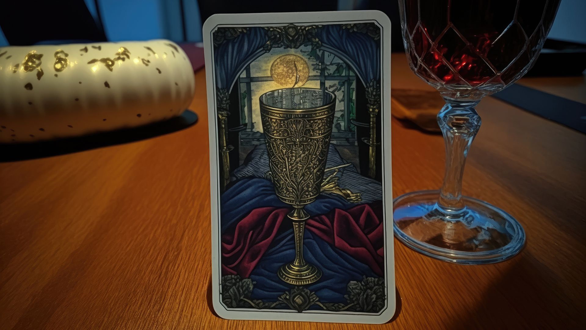 The key meaning of the Ace of Cups card is your business is going up