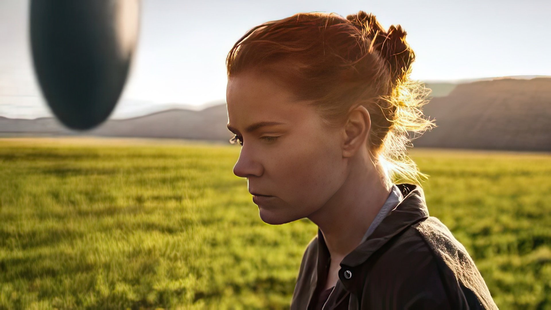 The scene from the movie «Arrival»