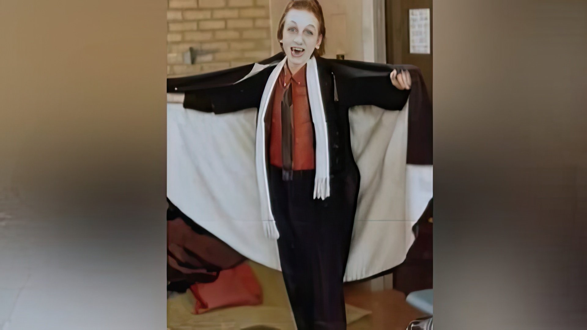 Tim Roth as a child (on the photo as Dracula in the school play)