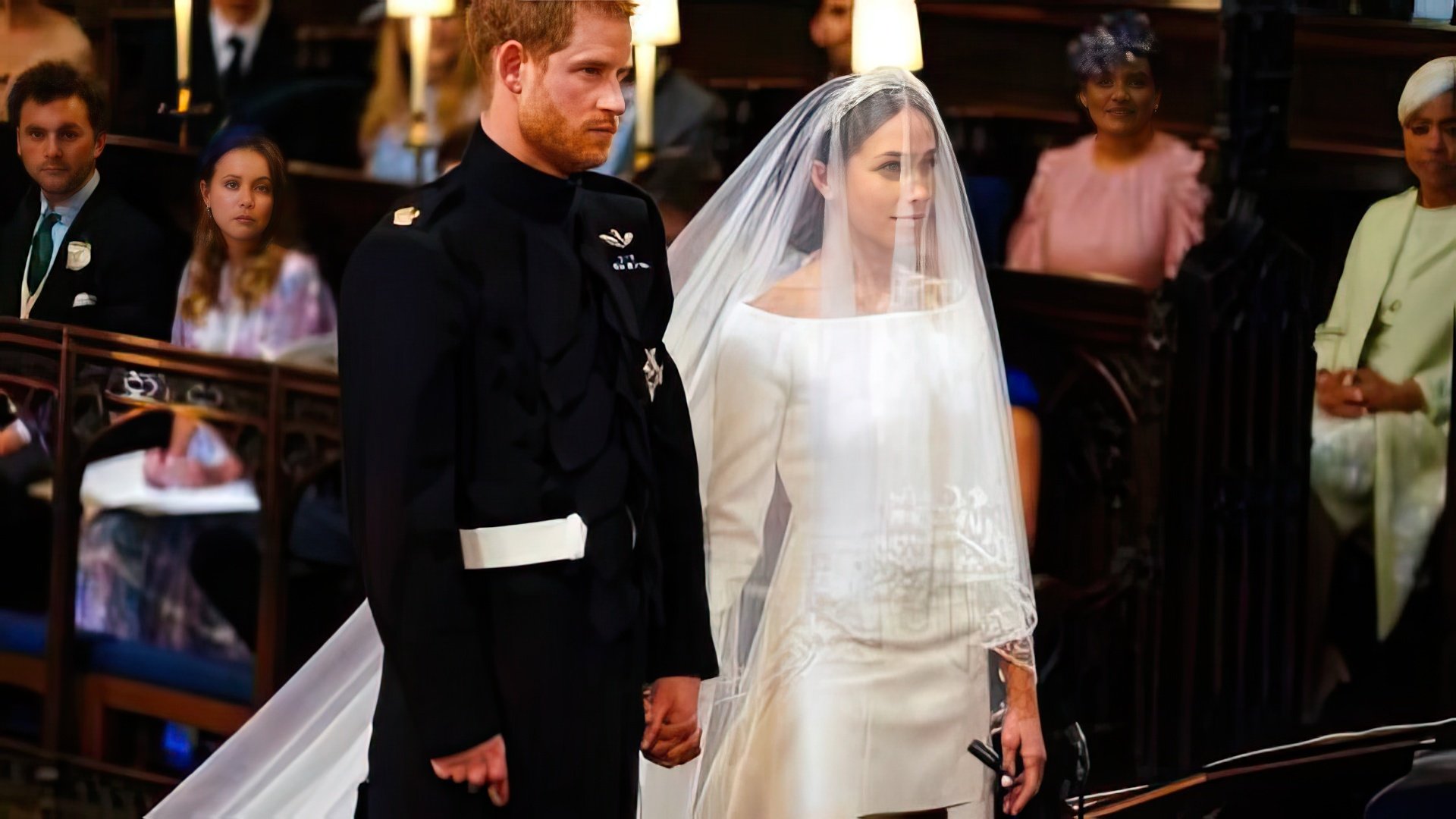 Wedding outfits of Meghan Markle and Prince Harry