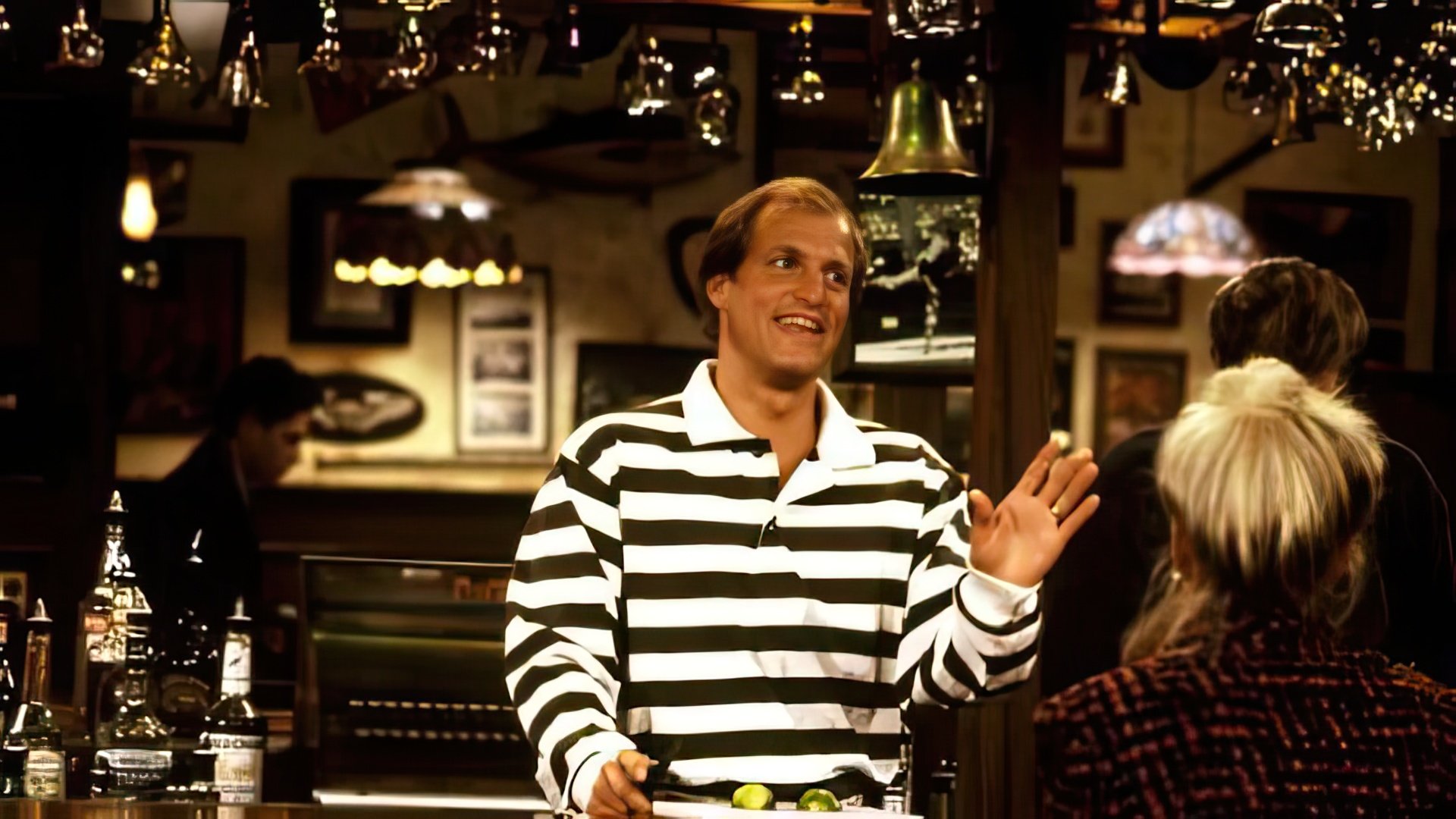 Woody Harrelson made his television debut on the show called Cheers