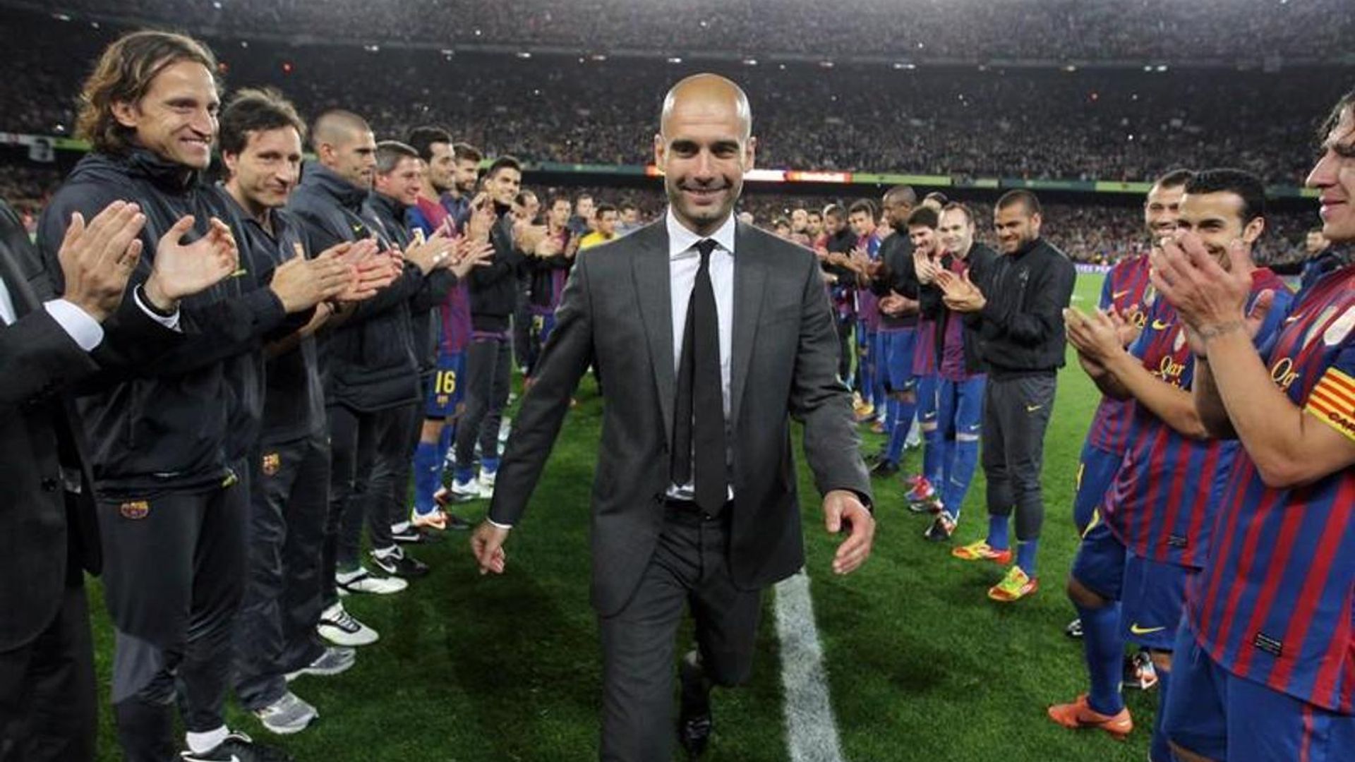 Guardiola coached Barcelona until 2012