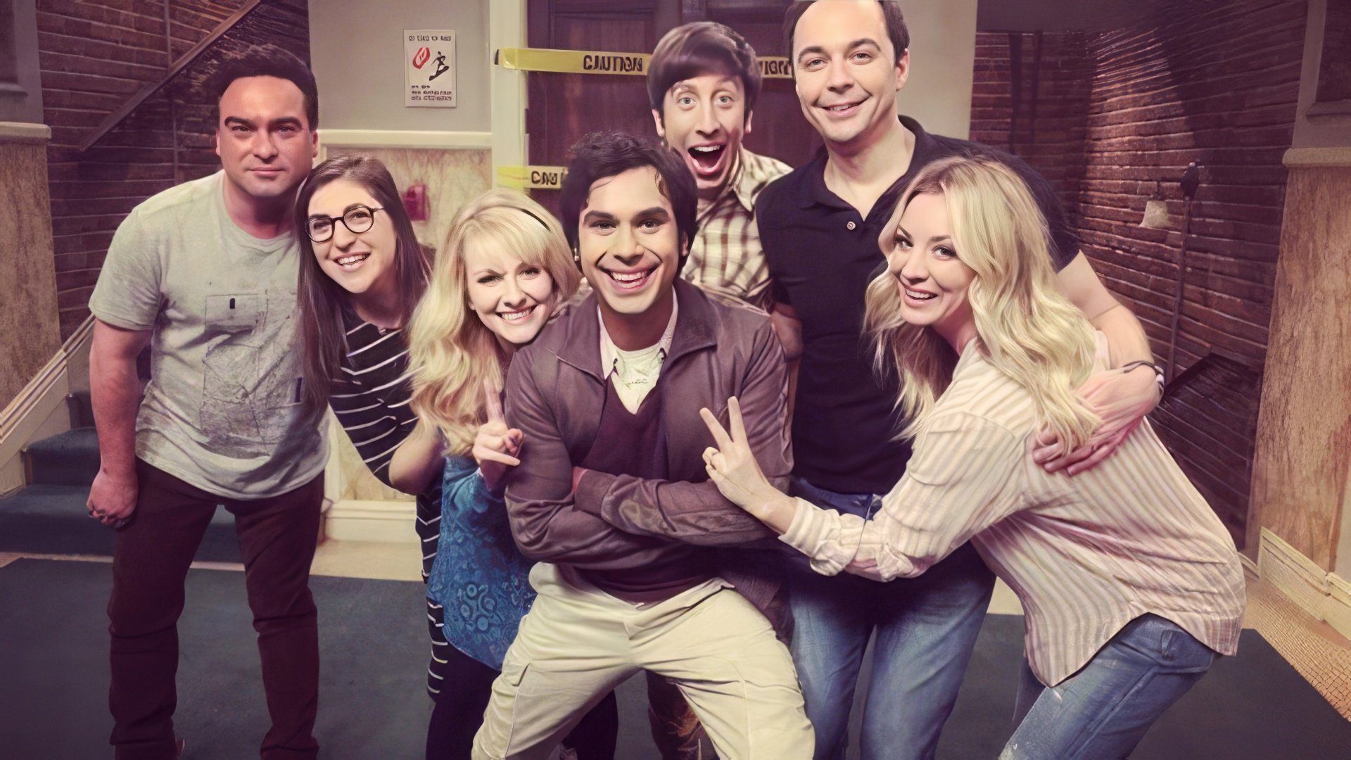 A shot from the set of the 12th Season of the Big Bang Theory