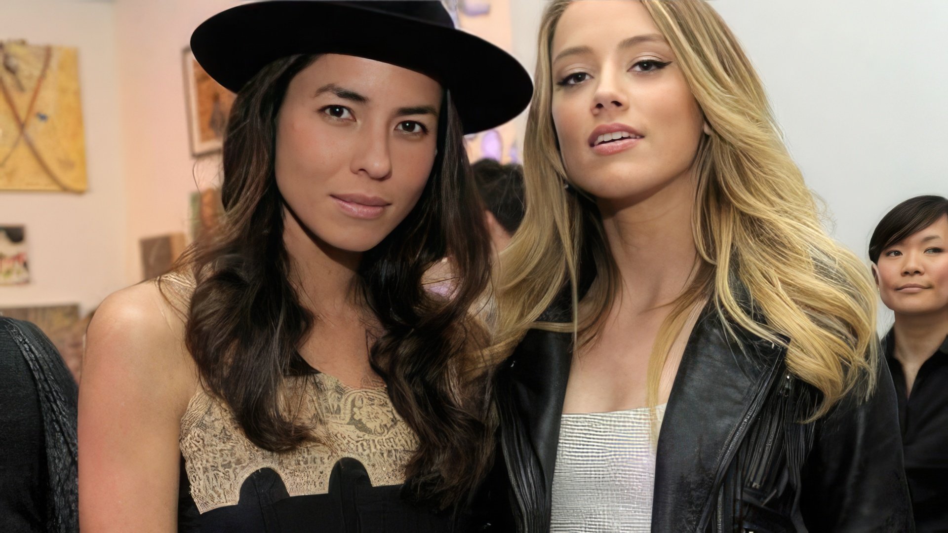 Amber Heard and Tasya Van Ree were dating