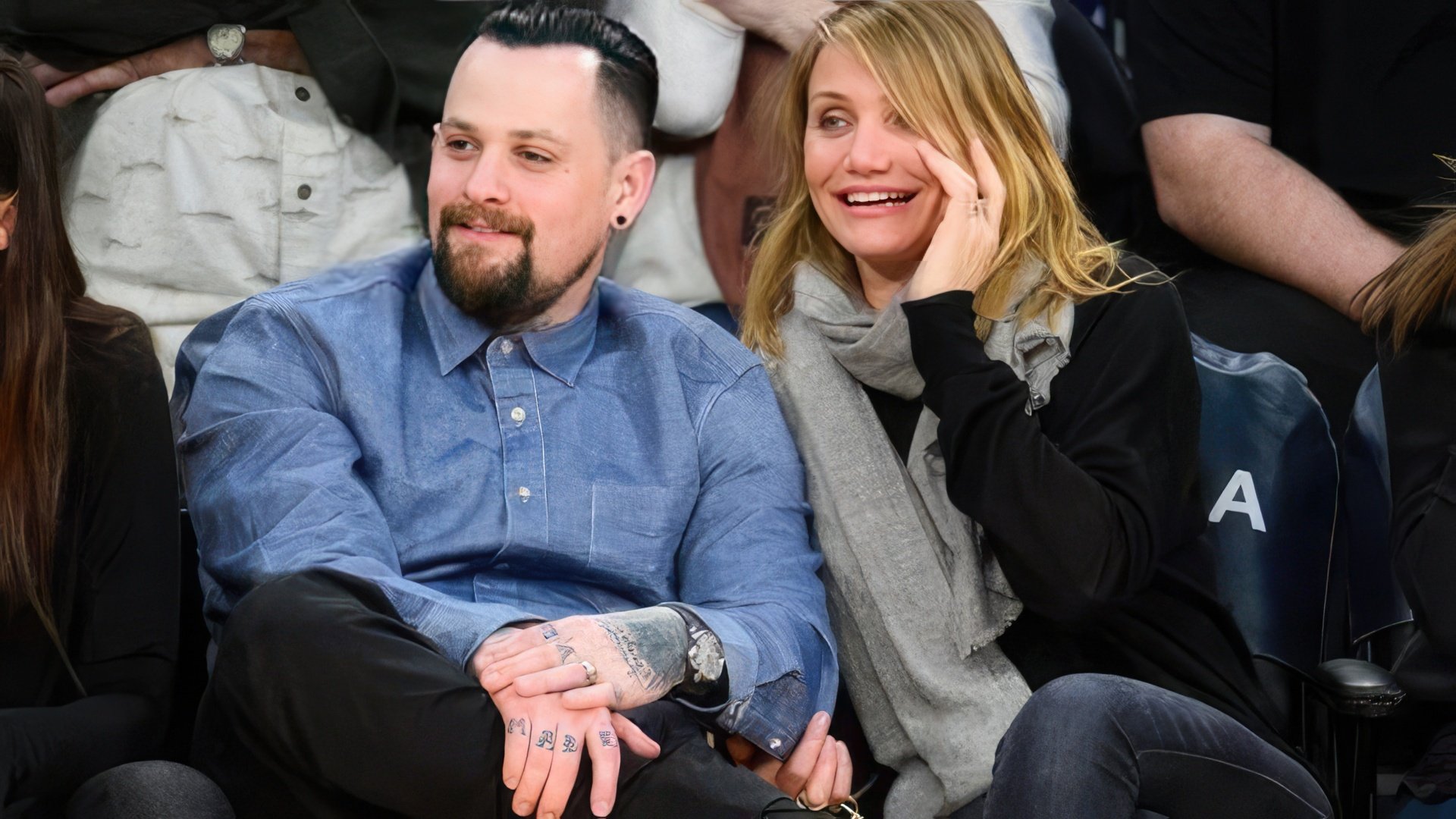 Cameron Diaz and her husband, Benji Madden