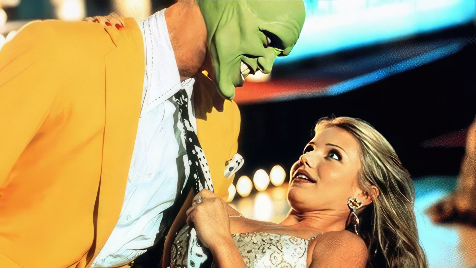 Cameron Diaz and Jim Carrey in The Mask