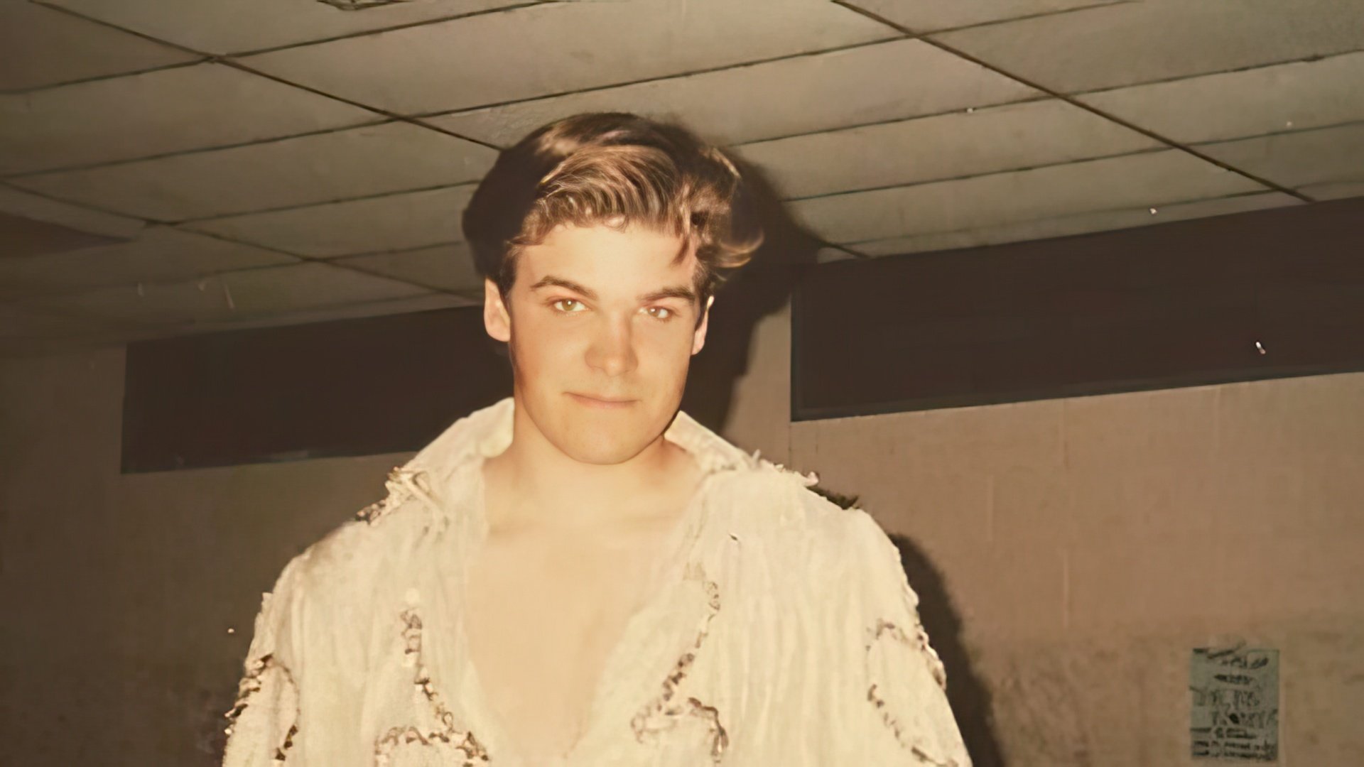 David Harbour in his youth