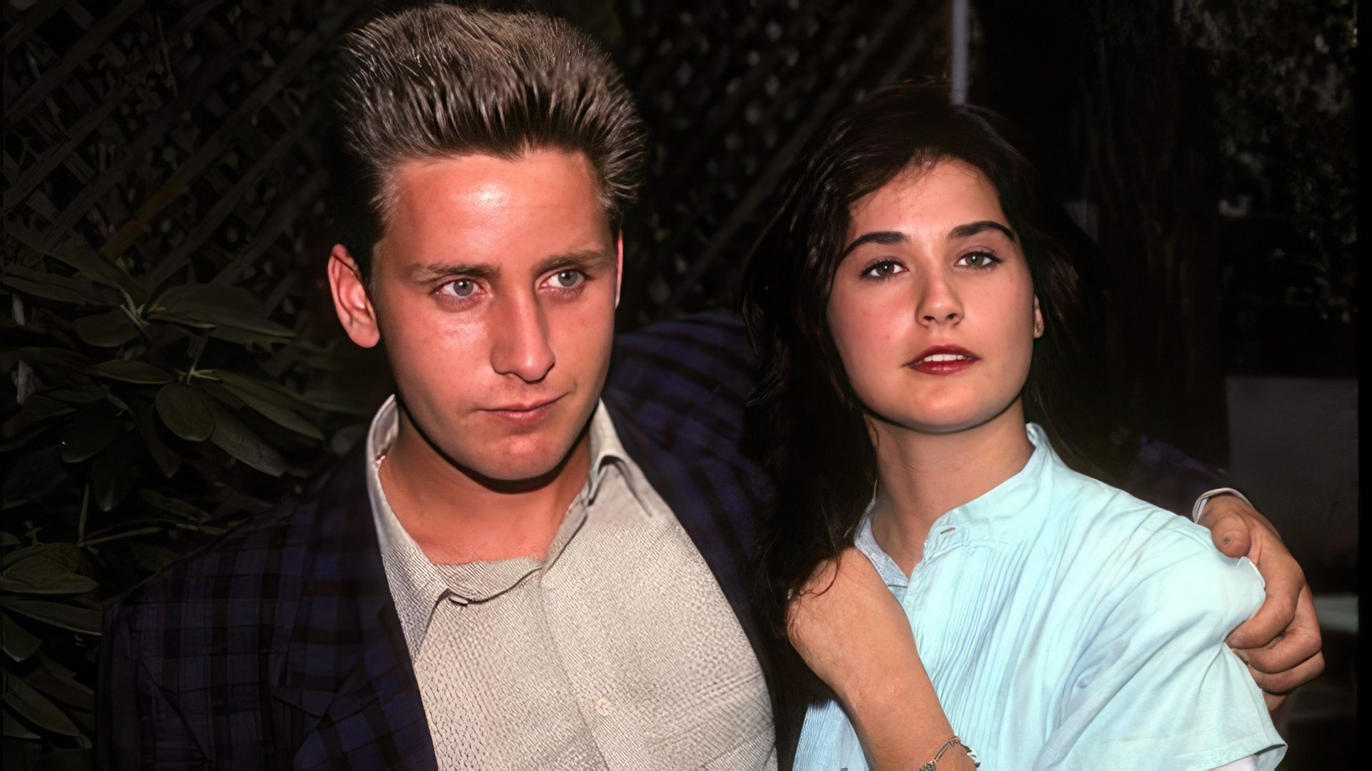 Demi Moore and Emilio Estevez