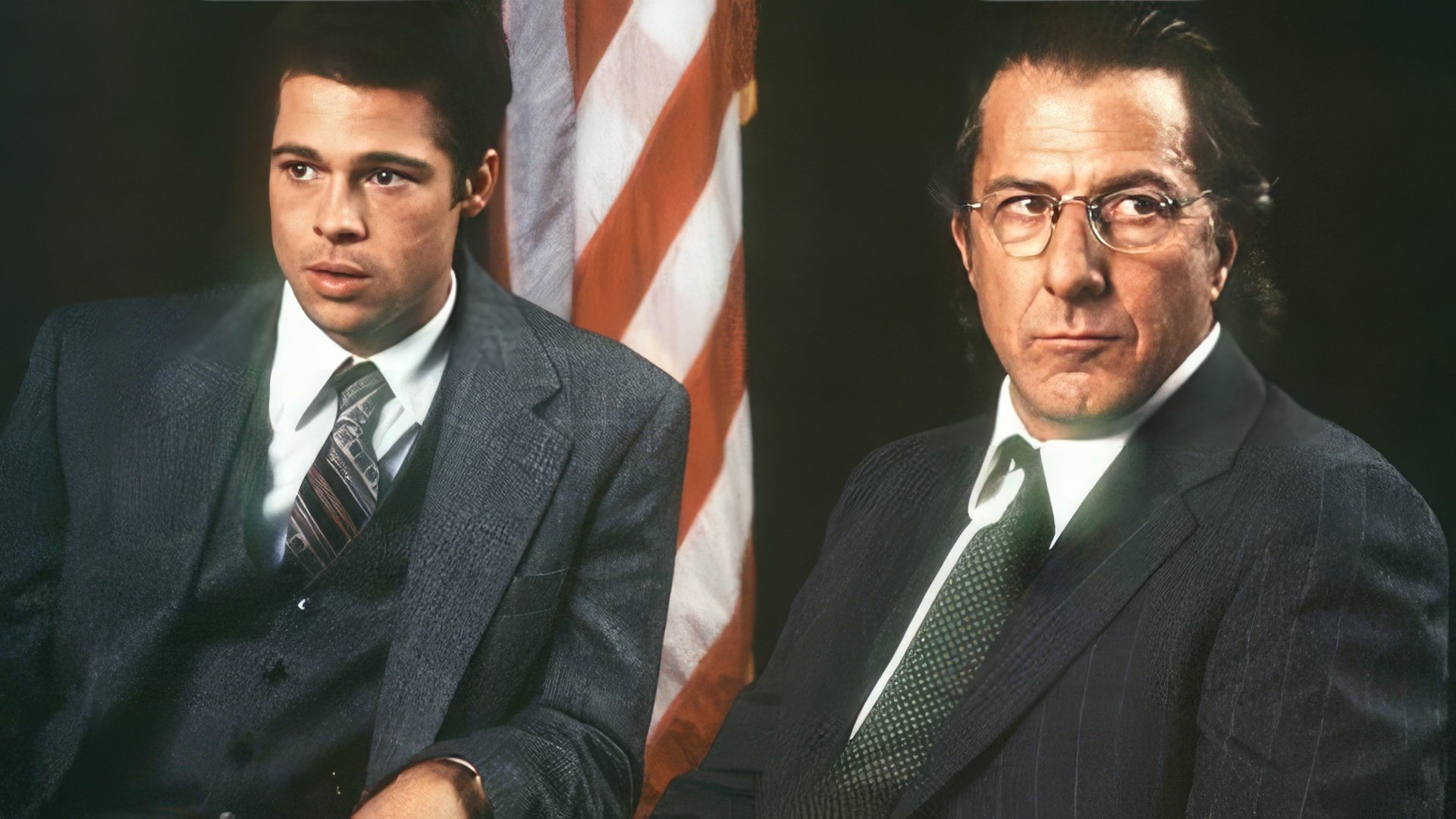 Dustin Hoffman and Brad Pitt in the Sleepers