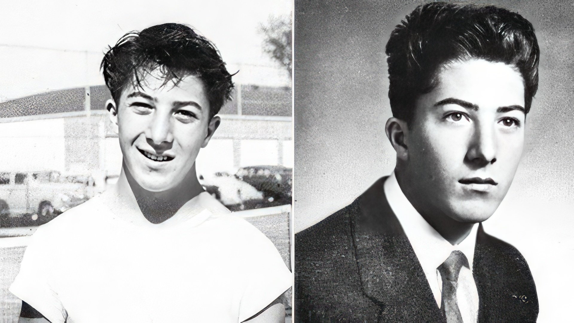 Dustin Hoffman in youth