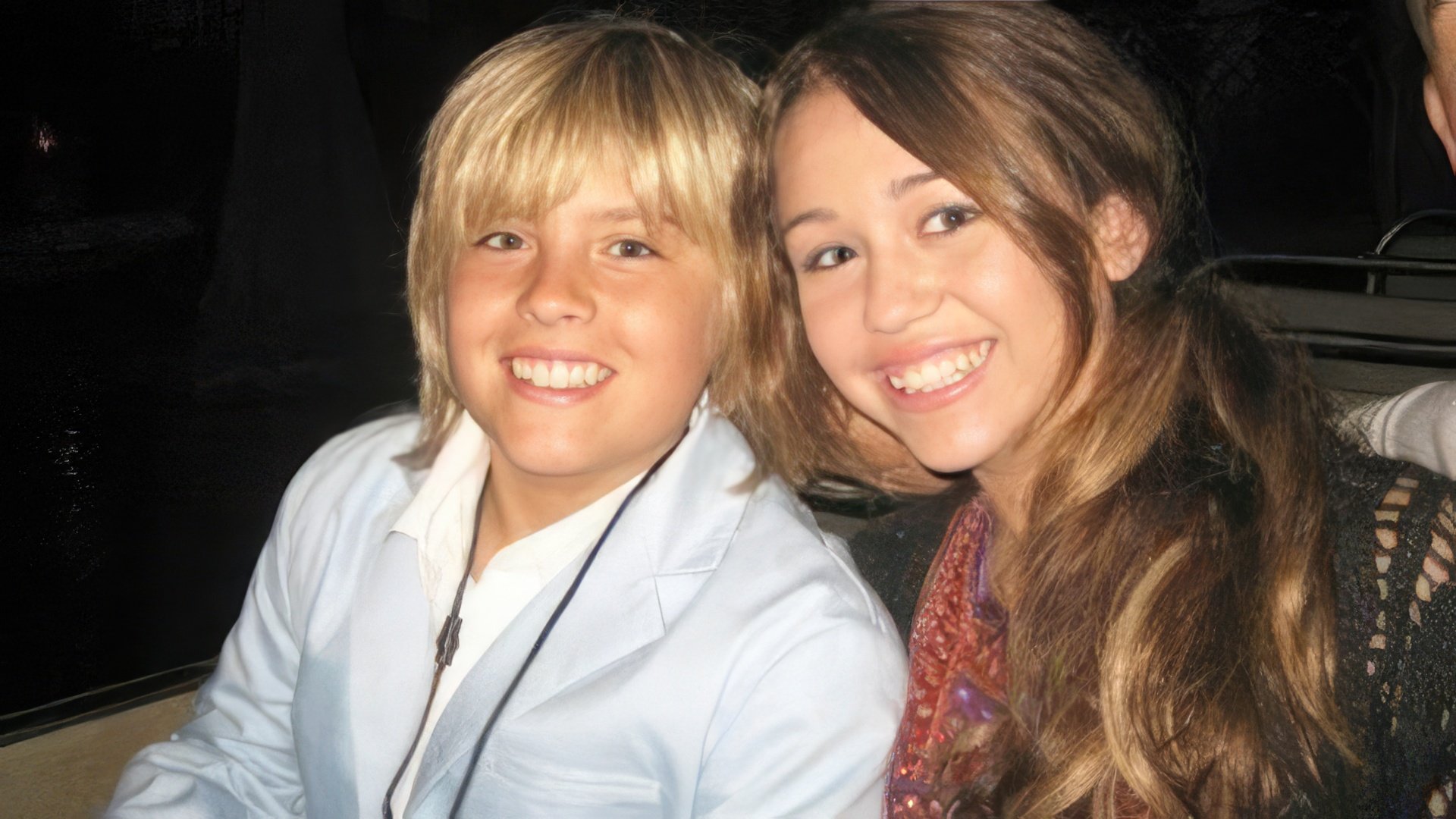 Dylan Sprouse and Miley Cyrus