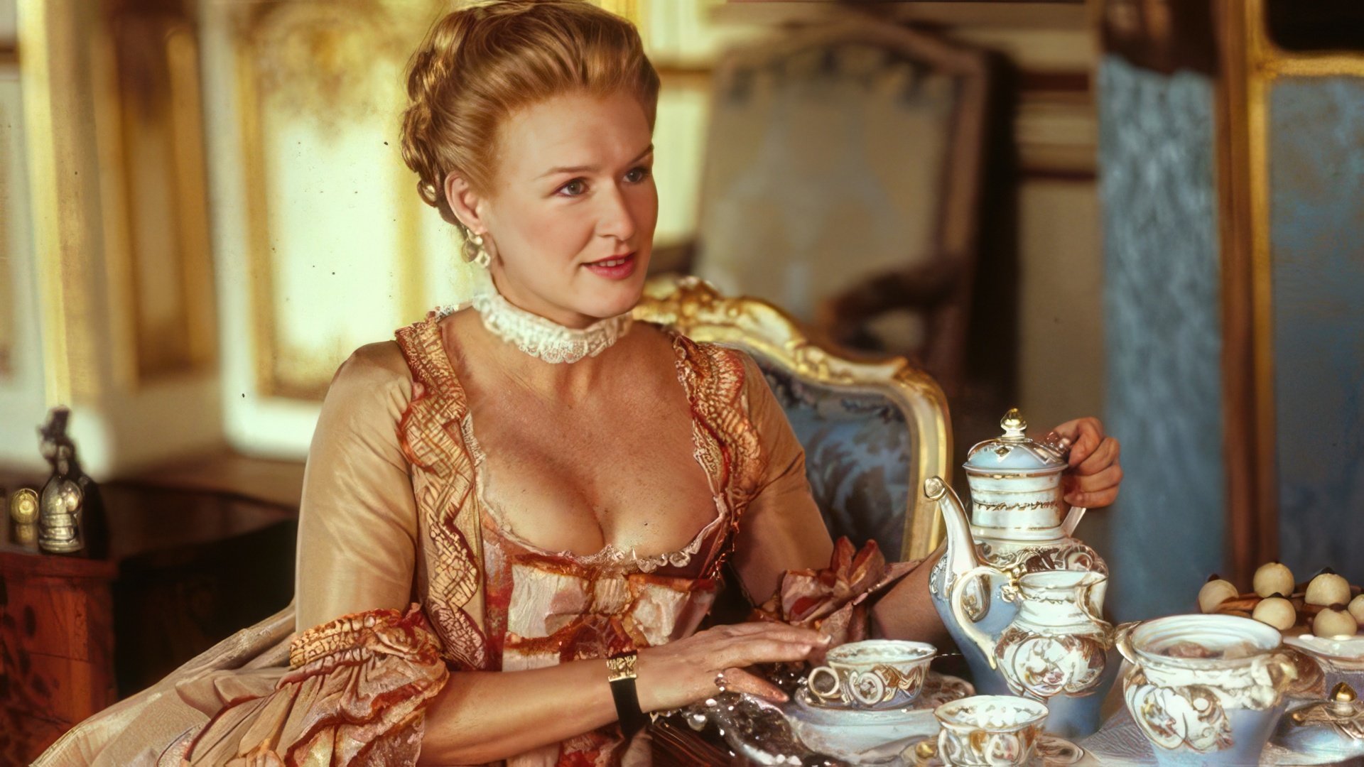Glenn Close in the picture Dangerous Liaisons