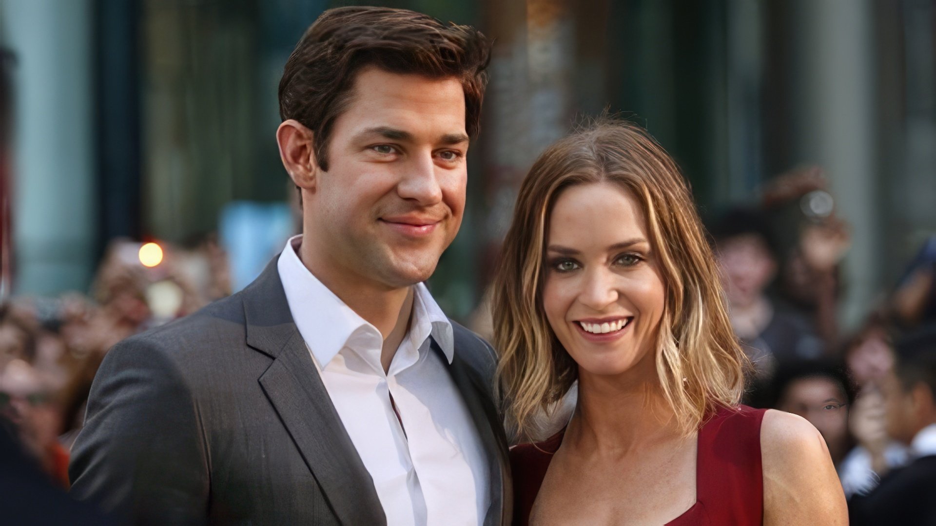 John Krasinski and Emily Blunt