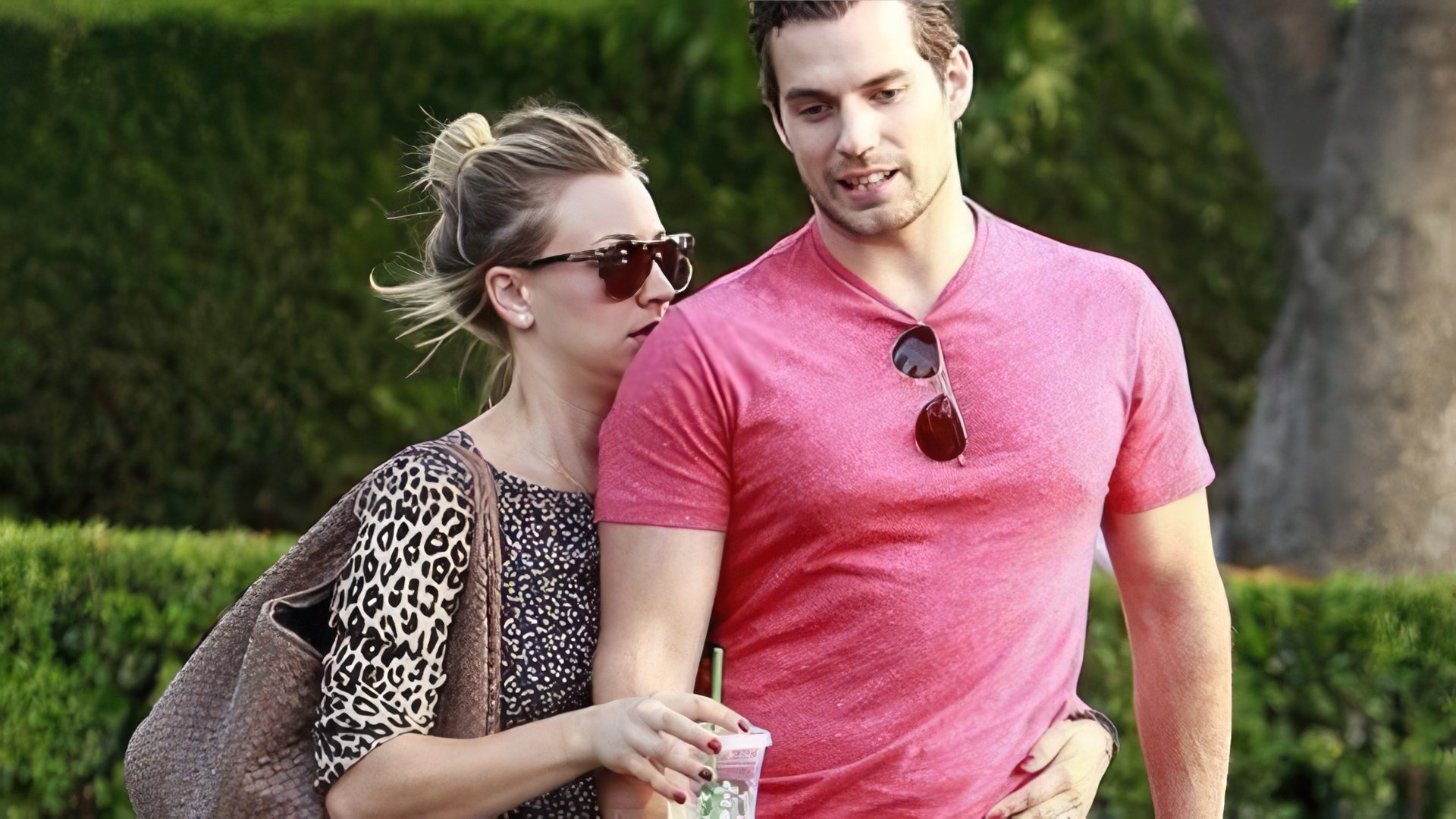 Kaley Cuoco and Henry Cavill