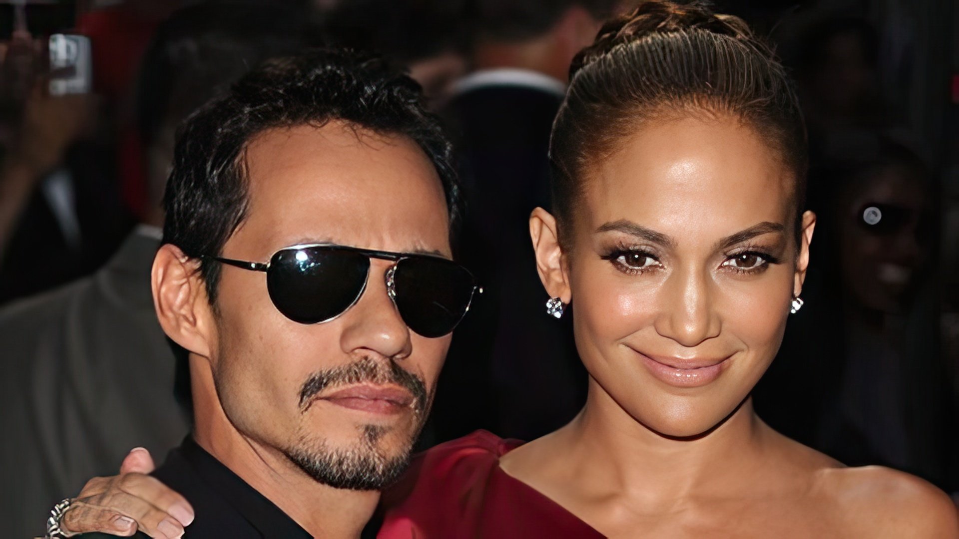 Marc Anthony with Jennifer Lopez