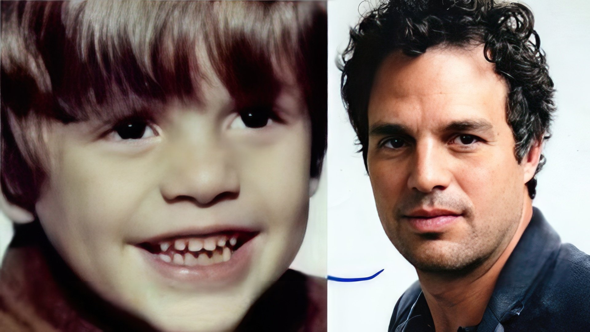Mark Ruffalo then and now