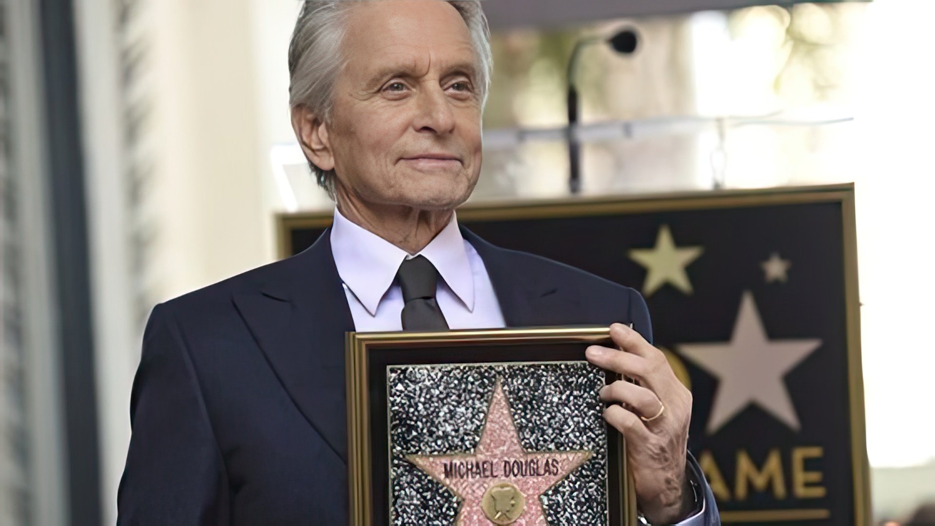 Michael Douglas’s star on the Hollywood Walk of Fame