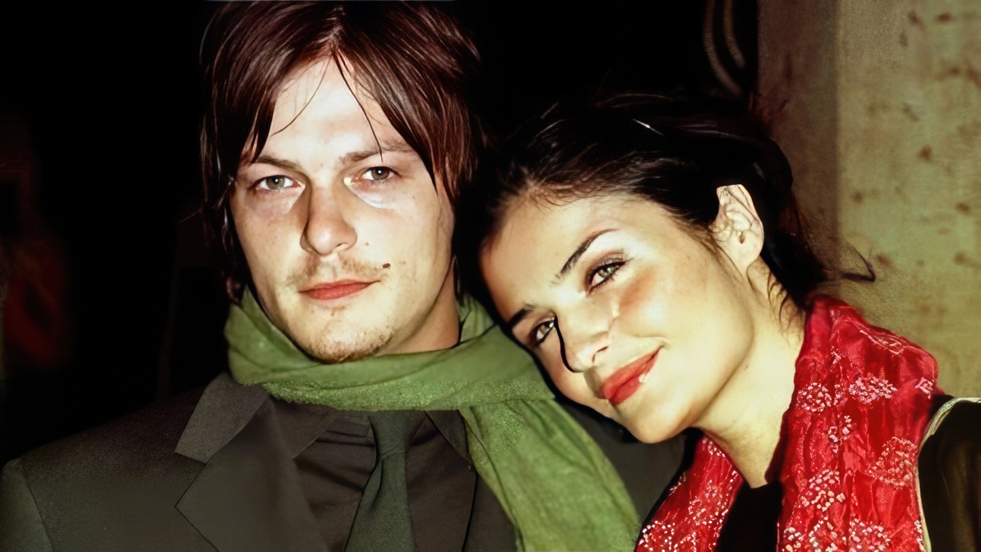 Norman Reedus and Helena Christensen