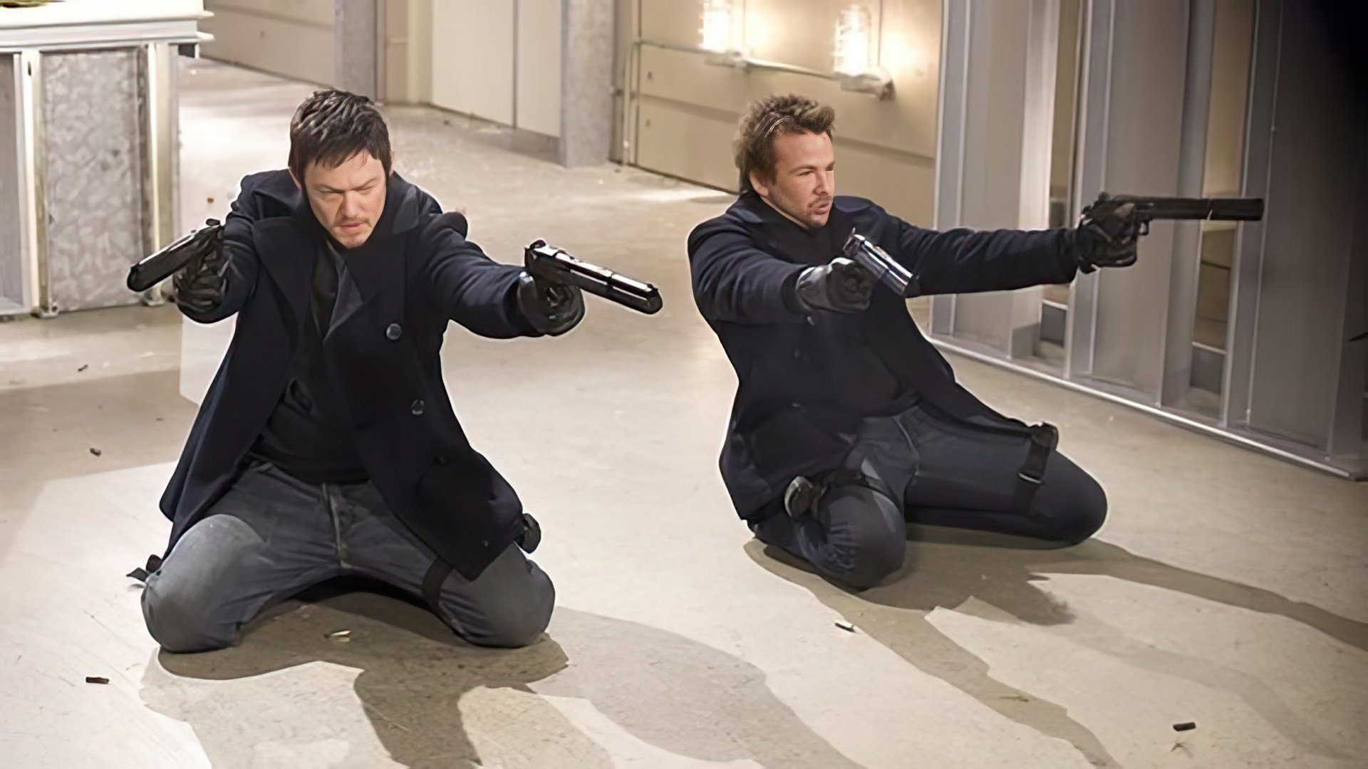 Norman Reedus and Sean Patrick Flanery in The Boondock Saints II: All Saints Day