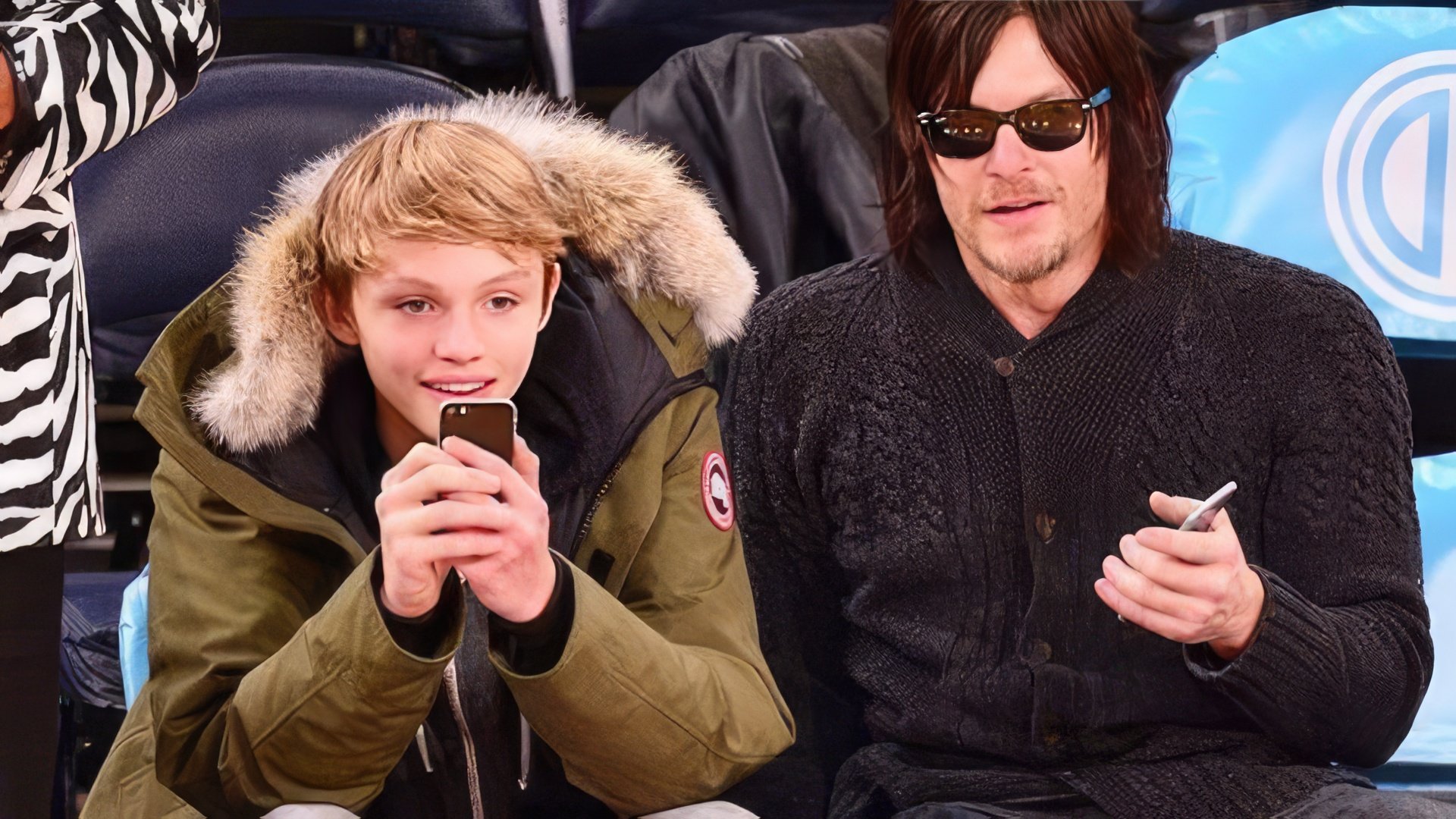 Norman Reedus with a Son
