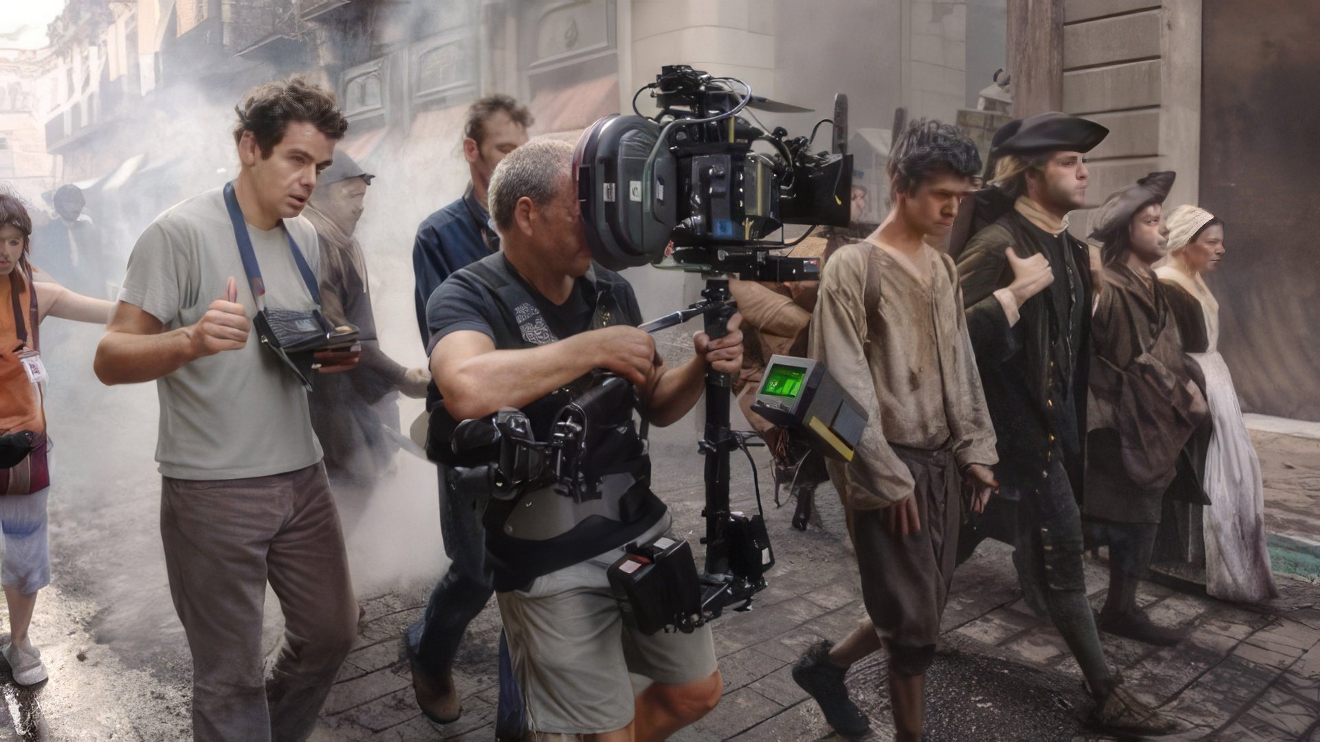 On the set of "Perfume: The Story of a Murderer"