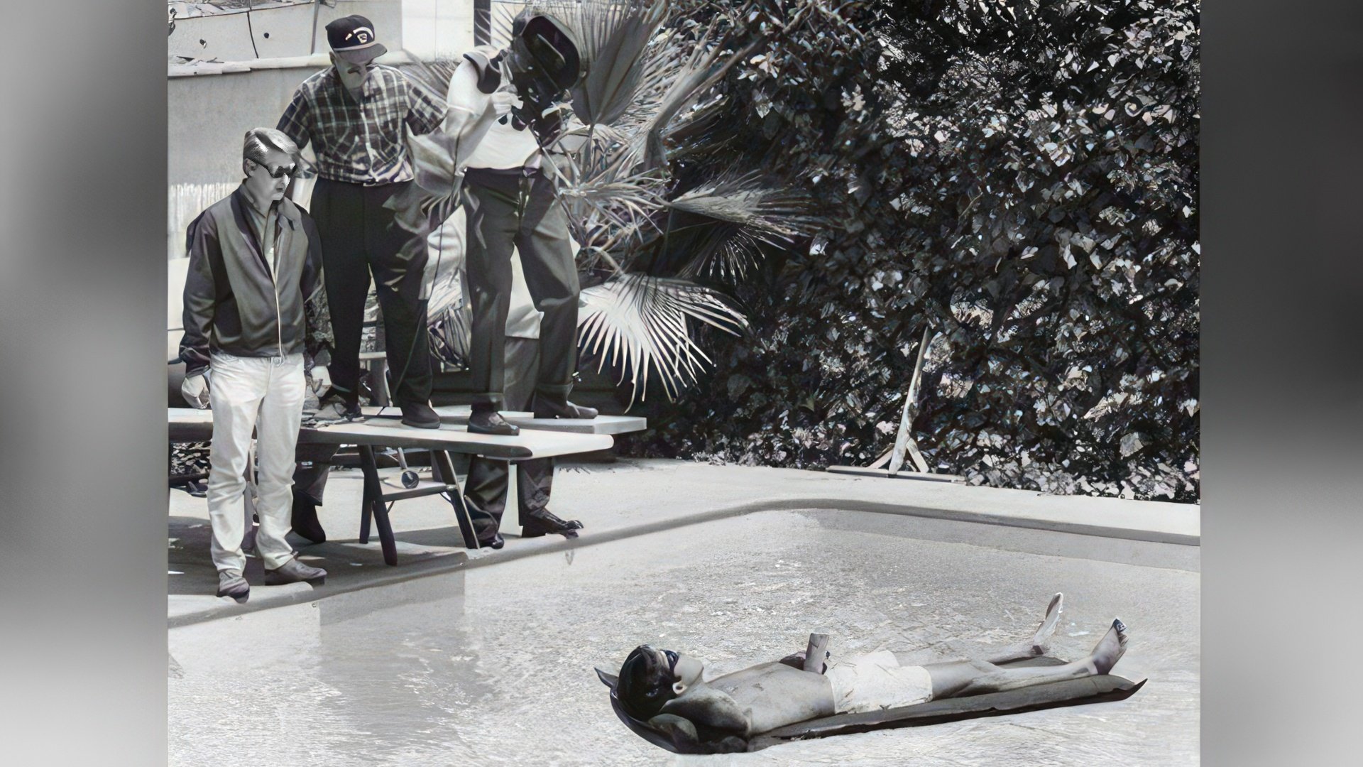 On the set of The Graduate