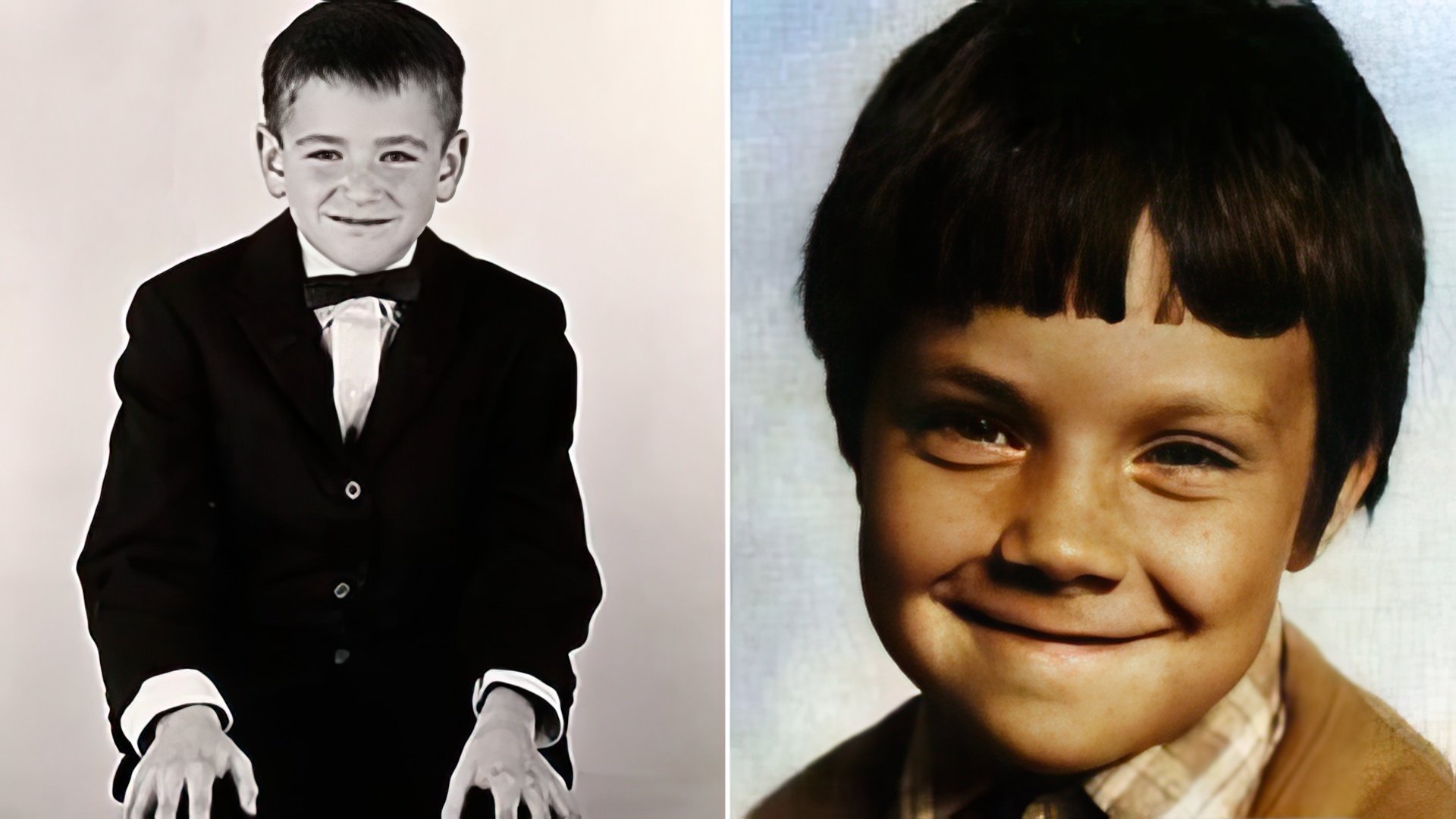 Robin Williams as a child