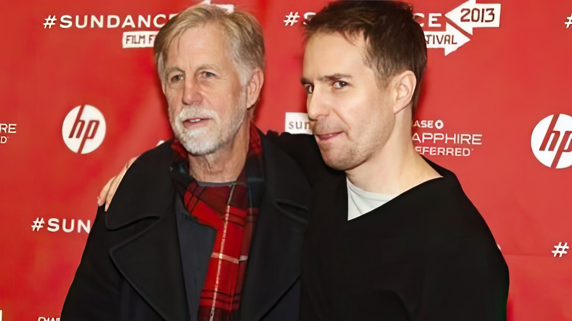 Sam Rockwell with his father