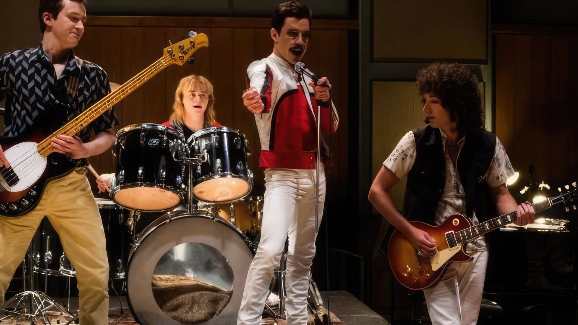 A scene from the film 'Bohemian Rhapsody'