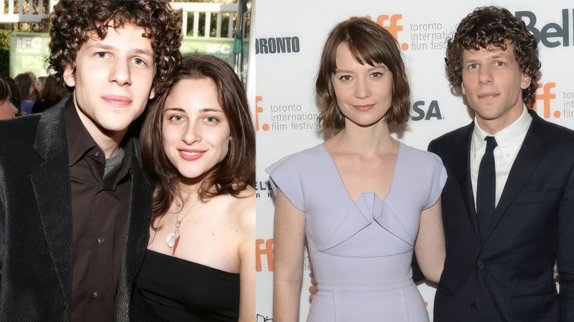 Jesse Eisenberg and Anna Strout