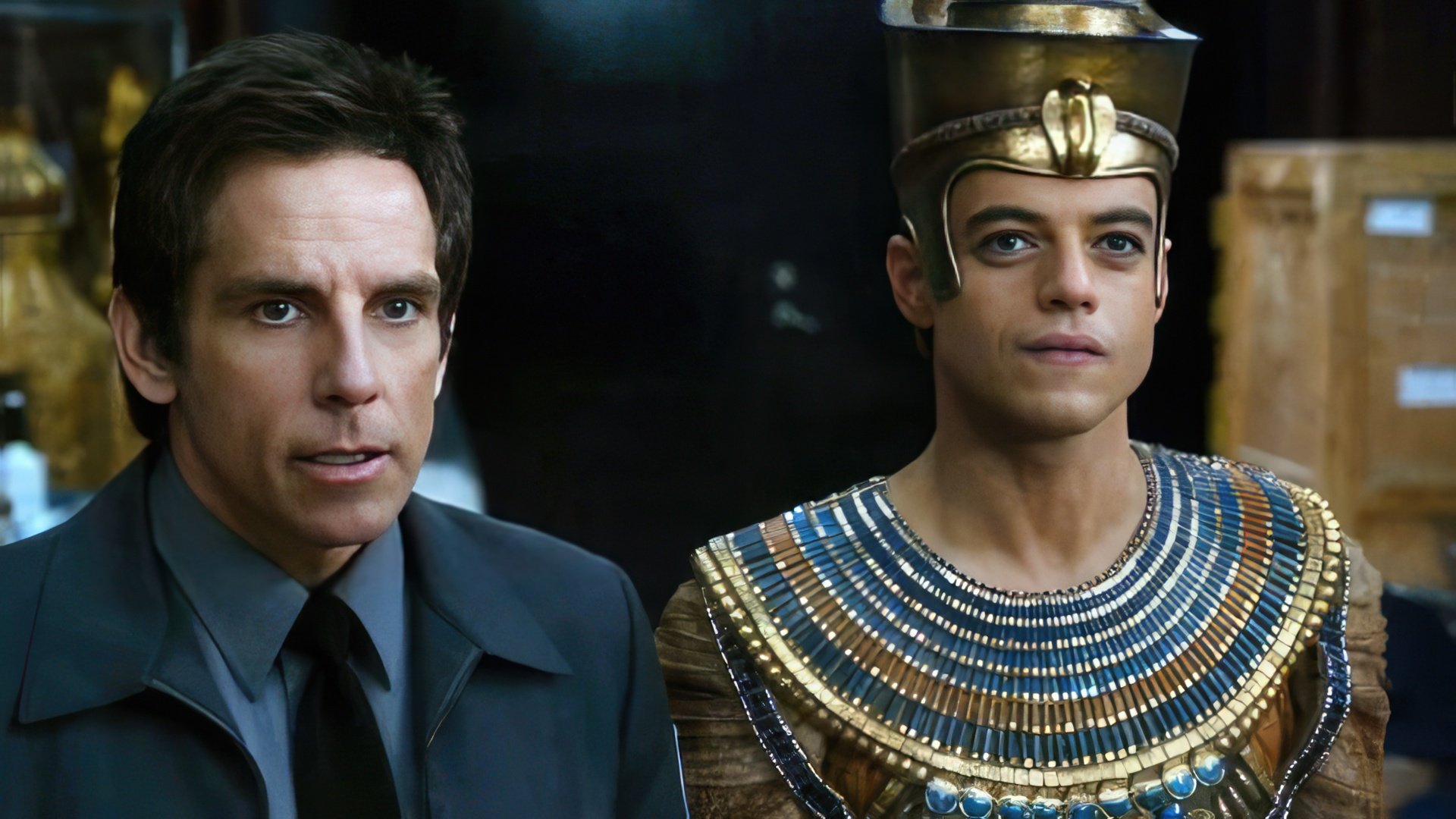 'Night at the Museum': Rami Malek as a Pharaoh