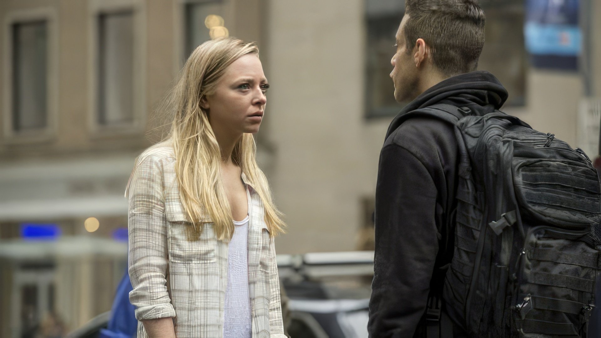 Portia Doubleday and Rami Malek starred together in 'Mr. Robot'