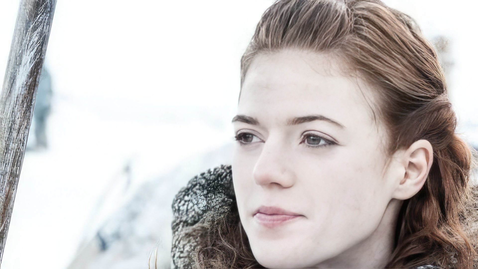 Rose Leslie as wildling Ygritte