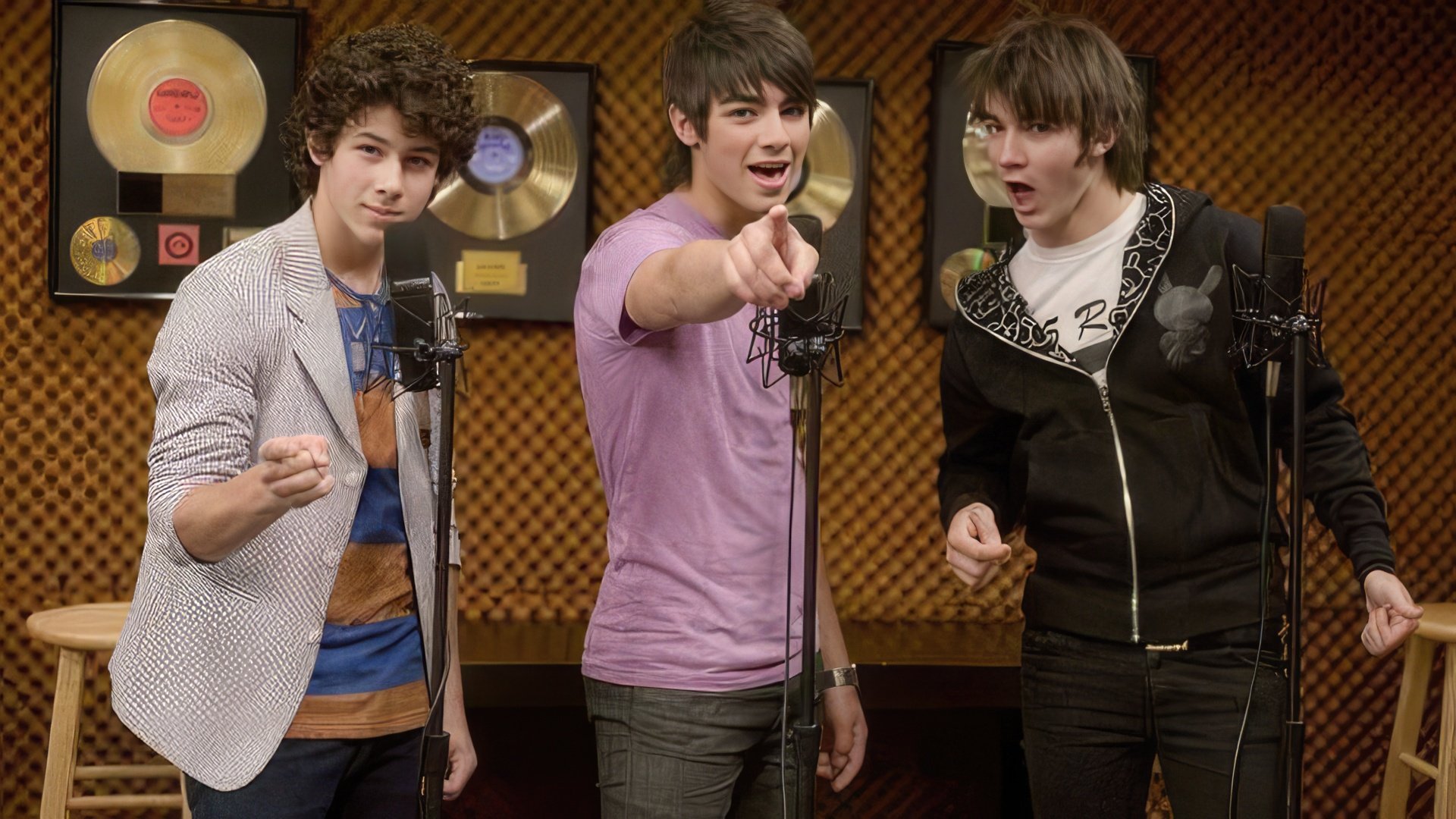 Jonas Brothers at the beginning of their musical career