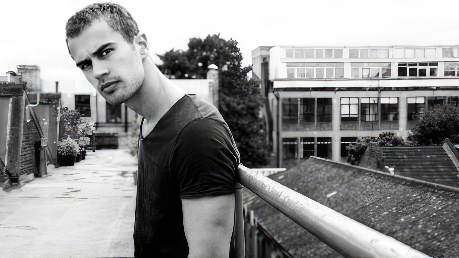 Theo James was an ordinary British teenager and did not dream of a career as an actor