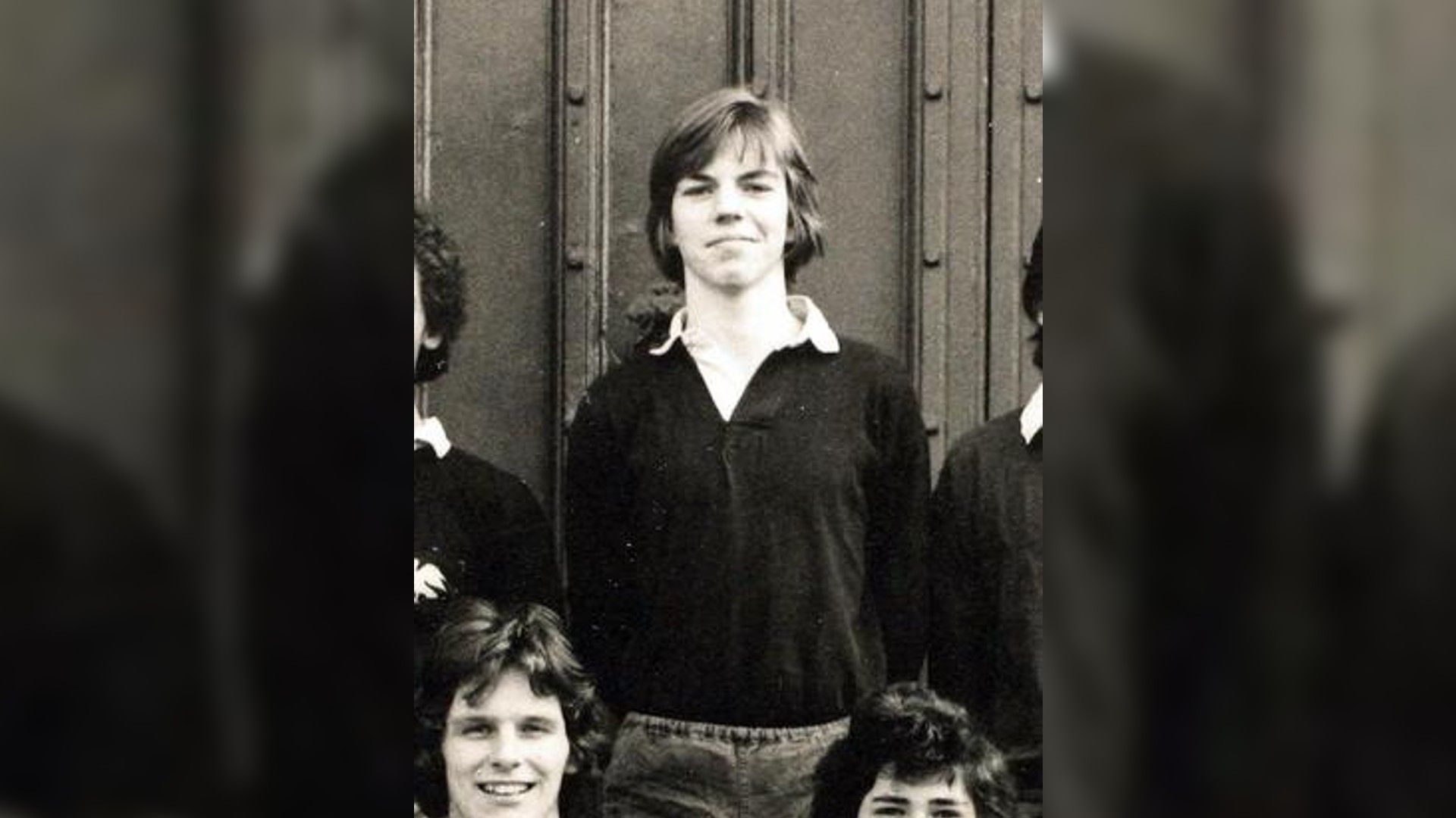 Hugo Weaving during his school years