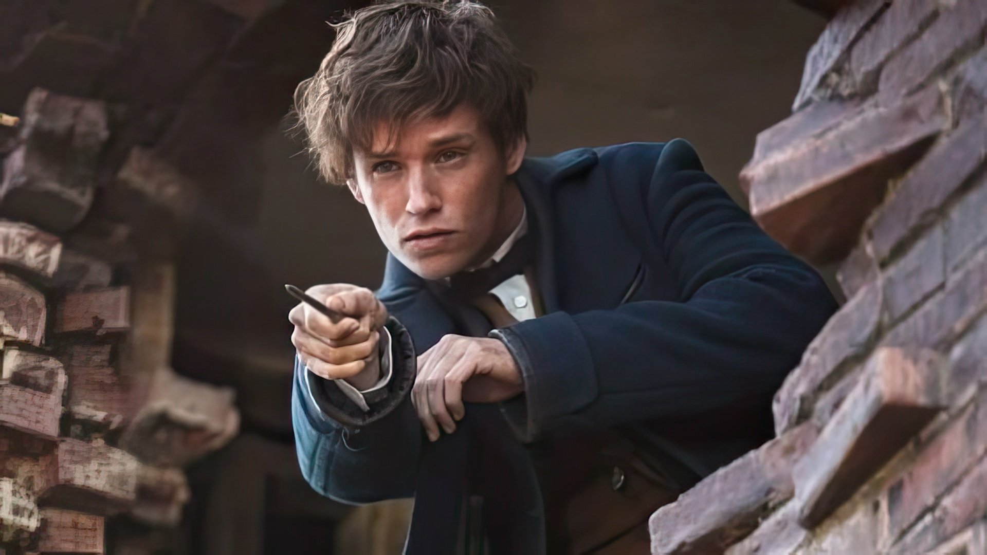 A shot from the movie "Fantastic Beasts and Where to Find Them"