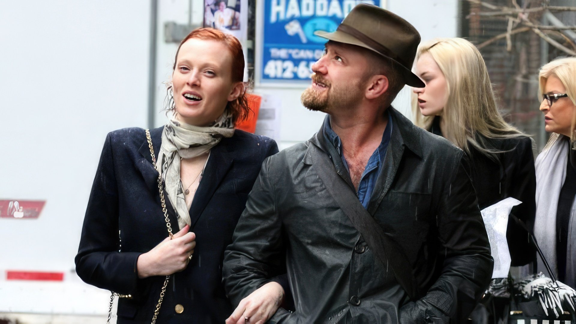 Ben Foster and Karen Elson