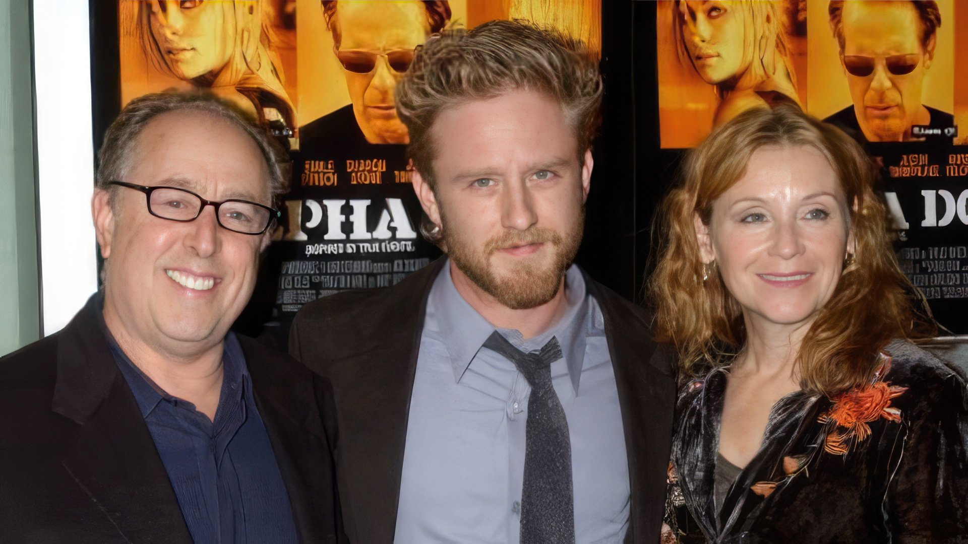 Ben Foster with his parents at the premiere of Alpha Dog