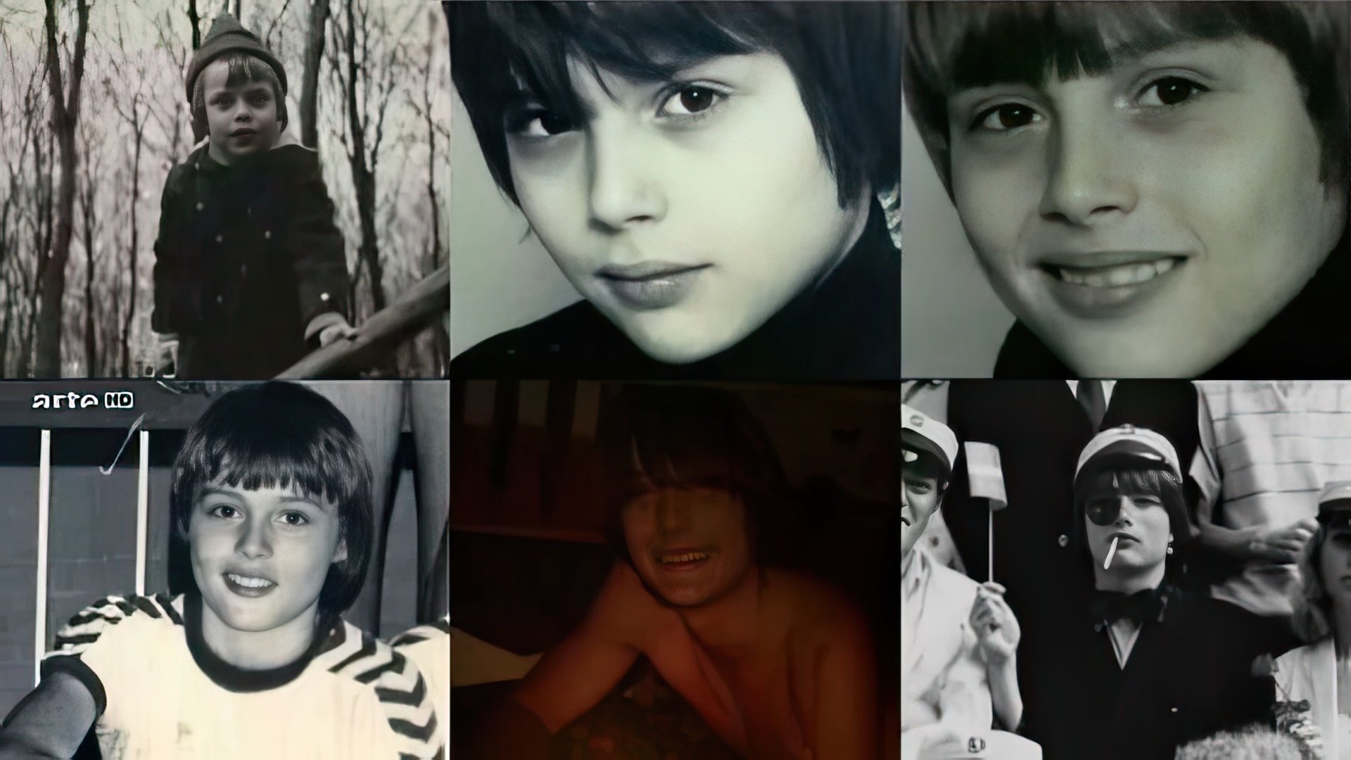 Childhood photos of Mads Mikkelsen