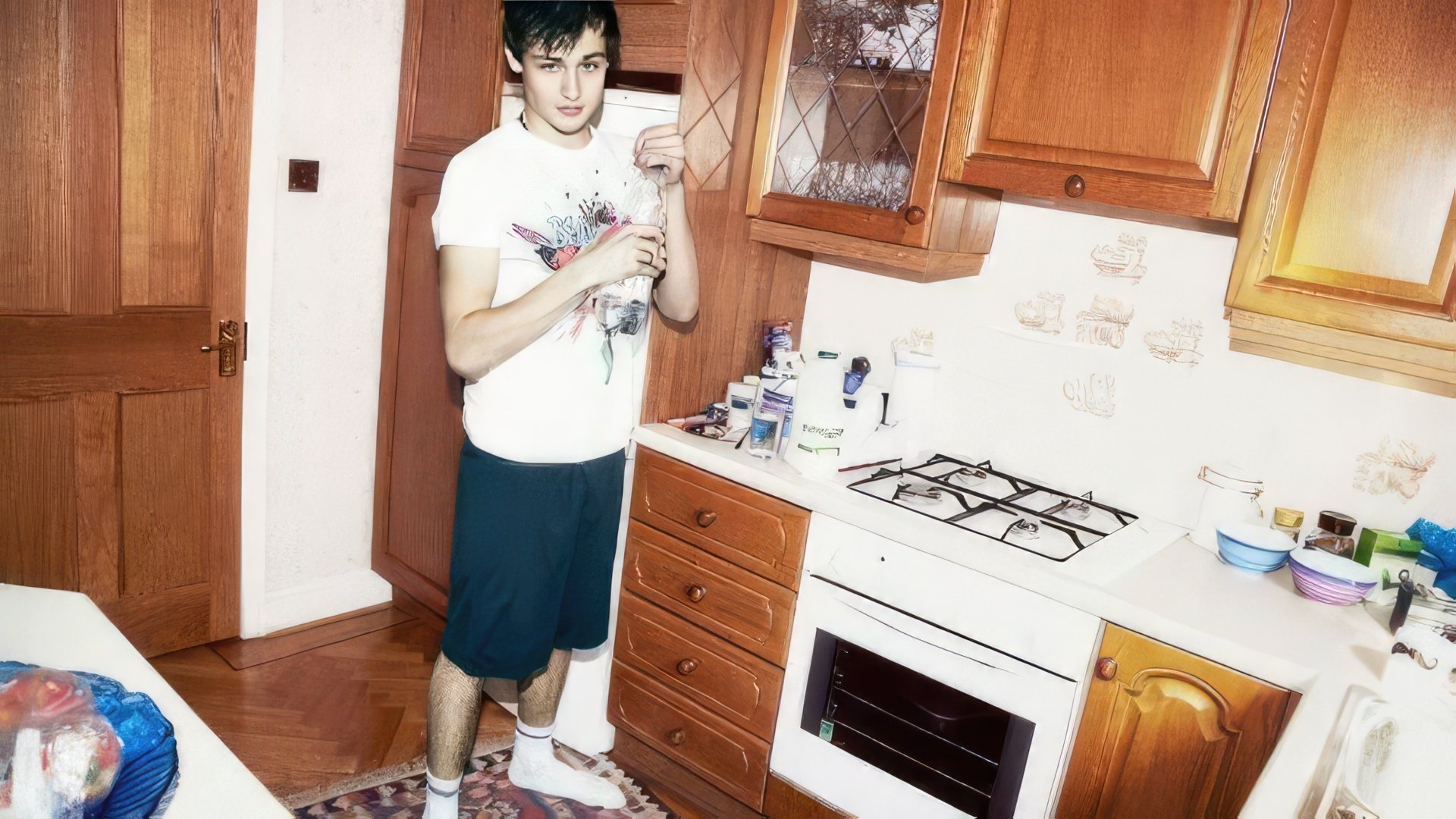 Douglas Booth in his youth