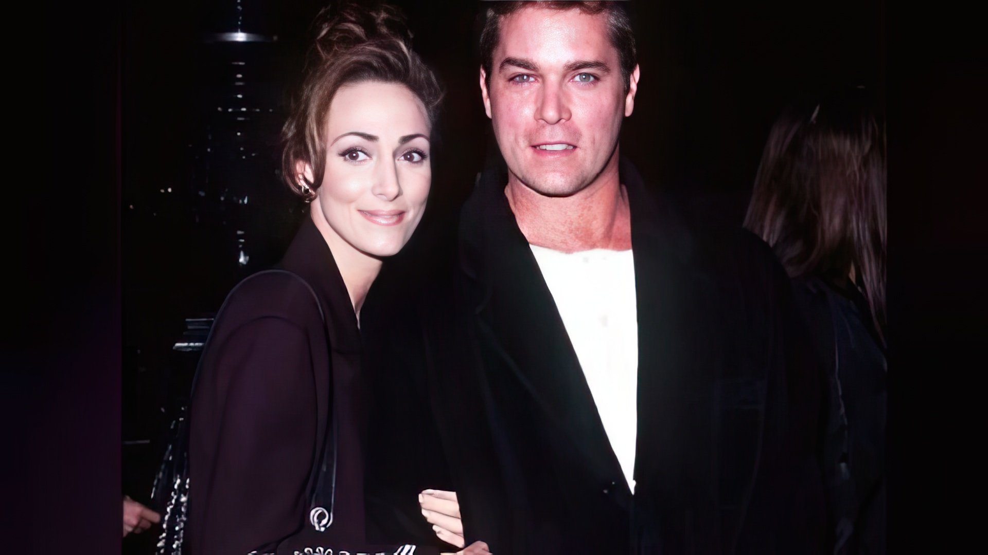 Michelle Grace and Ray Liotta in their youth