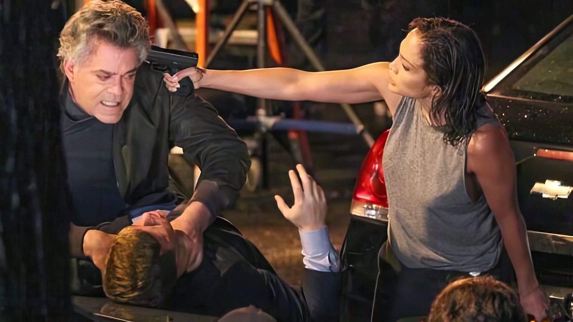 Ray Liotta on the Set of 'Shades of Blue'